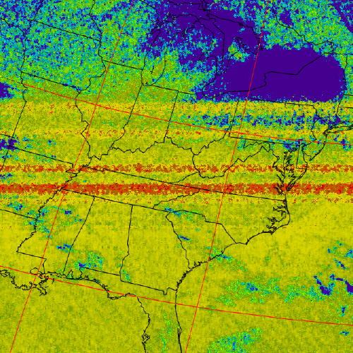 Decoded satellite image thumbnail from Mon Mar 06 19:26:01 EST 2023