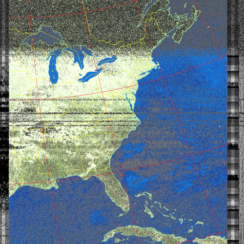 Decoded satellite image thumbnail from Mon Mar 06 08:56:31 EST 2023