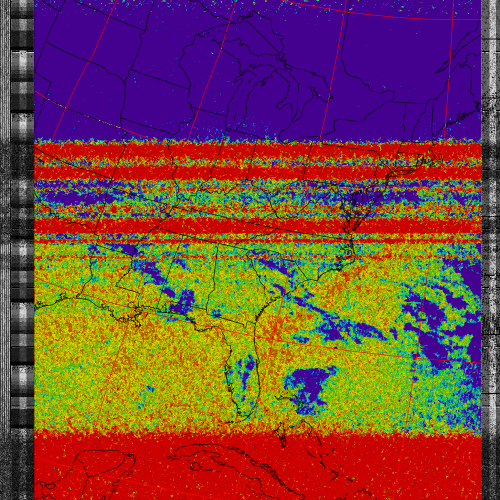 Decoded satellite image thumbnail from Mon Mar 06 20:19:46 EST 2023